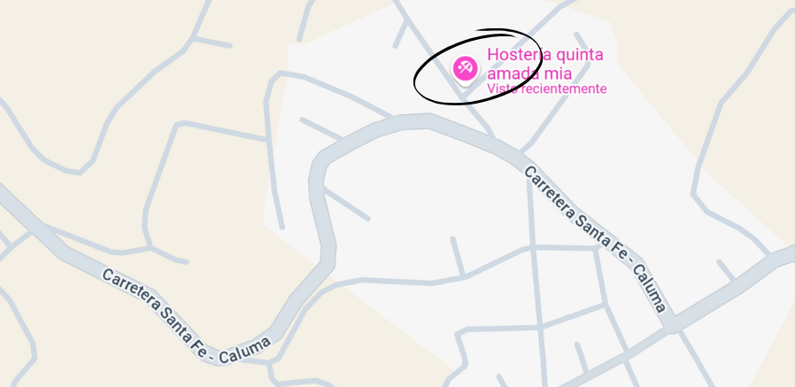 Dirección quinta amada mia 